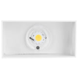 LED Wall Light 7W Indoor Square Lamp Bedroom Hallway Porch Balcony Decoration 100265V(White ShellWarm Light )