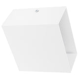 LED Wall Light 7W Indoor Square Lamp Bedroom Hallway Porch Balcony Decoration 100265V(White ShellWarm Light )