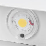 LED Wall Light 7W Indoor Square Lamp Bedroom Hallway Porch Balcony Decoration 100265V(White ShellWarm Light )