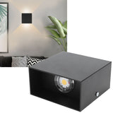 7W LED Wall Light Square Shape Simple Style Decorative Lamp for Indoor Bedside Door 85‑265V
