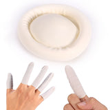 100Pcs/Bag Disposable Anti Static Protective Rubber Finger Cots Tattoo Nail Art Accessory - Extra Image