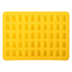 50 Cavities Chocolate Ice Tray Bear Silicone Maker Candy Mold Silicone DIY Mould Tool Yellow