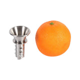Practical Stainless Steel Orange Lemon Lime Juicer Hand Manually Fruit Squeezer Kitchen Tool - 45-Degree Angle