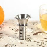 Practical Stainless Steel Orange Lemon Lime Juicer Hand Manually Fruit Squeezer Kitchen Tool - Close-Up Angle