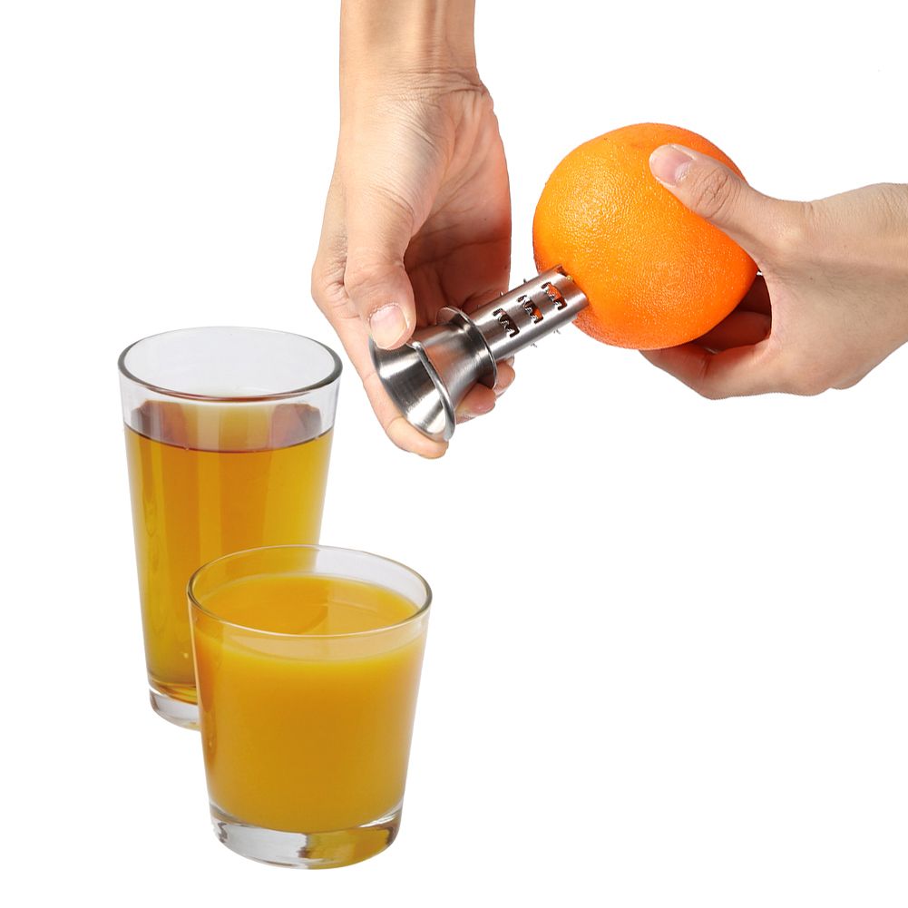 Practical Stainless Steel Orange Lemon Lime Juicer Hand Manually Fruit Squeezer Kitchen Tool