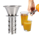 Practical Stainless Steel Orange Lemon Lime Juicer Hand Manually Fruit Squeezer Kitchen Tool