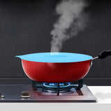 Set of 3pcs Unique Steam Ship Design Silicone Seal Cover Pot Mug Cup Lid Kitchen Gadgets Blue - Extra Image