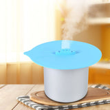 Set of 3pcs Unique Steam Ship Design Silicone Seal Cover Pot Mug Cup Lid Kitchen Gadgets Blue - Extra Image