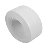 Self Adhesive Bath And Wall Sealing Strip Sink Basin Edge Trim Kitchen (#2 White 38mm x 3.2m) - 45-Degree Angle