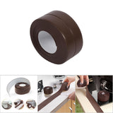 Self Adhesive Bath And Wall Sealing Strip Sink Basin Edge Trim Kitchen (Brown 22mm x 3.2m) - Extra Image