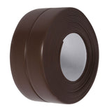 Self Adhesive Bath And Wall Sealing Strip Sink Basin Edge Trim Kitchen (#4 Brown 38mm x 3.2m)