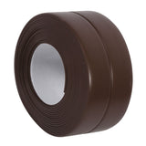 Self Adhesive Bath And Wall Sealing Strip Sink Basin Edge Trim Kitchen (#4 Brown 38mm x 3.2m) - Low Angle