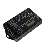 DC12/24V 20A Programmable LED Time Controller 5 Channels Color Adjustable With CD USB Cable - Close-Up Angle