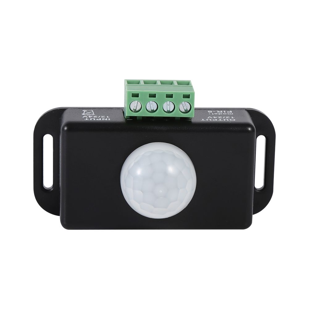 DC 12V/24V Body Security Infrared PIR Motion Sensor Detector Switch for LED Light Strip