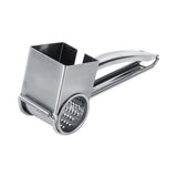 Multifunctional Kitchen Craft Rotary Stainless Steel Cheese Grater 1 Drums Slice Shred Tool - Side View
