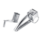 Multifunctional Kitchen Craft Rotary Stainless Steel Cheese Grater 1 Drums Slice Shred Tool