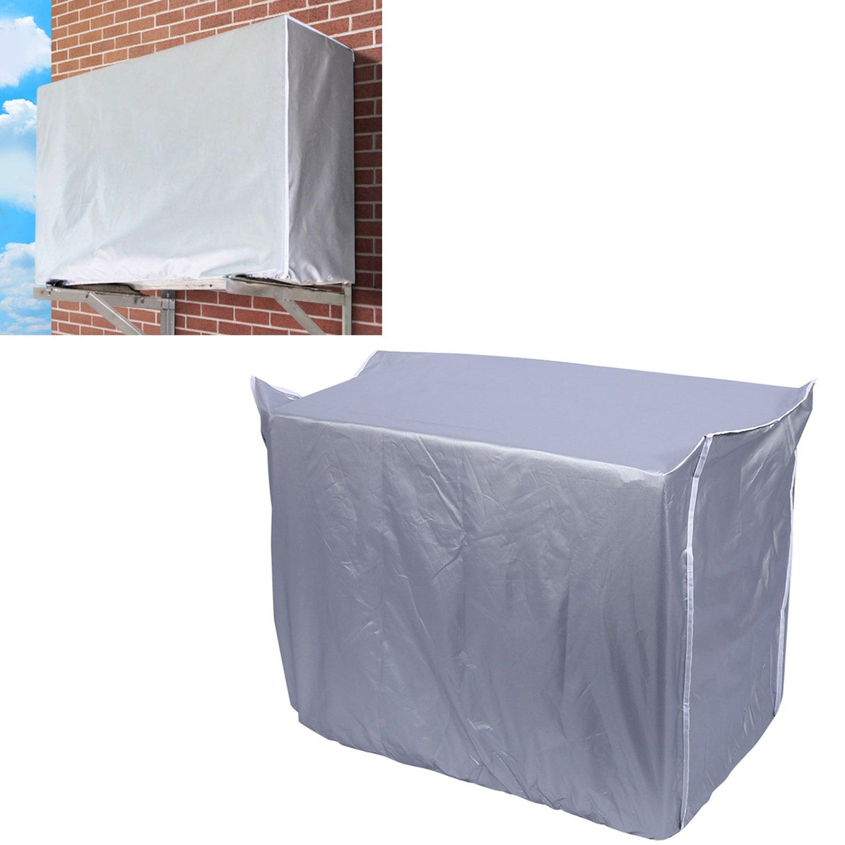 Outdoor Air Conditioner Cover Anti Dust Anti Snow Waterproof for Home #2 86*32*56cm