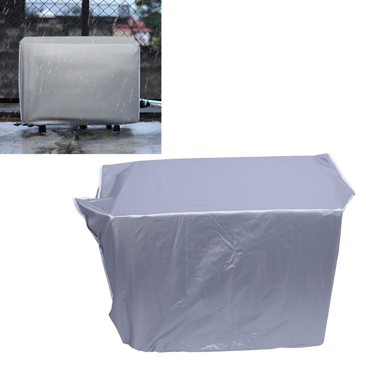 Outdoor Air Conditioner Cover Anti Dust Anti Snow Waterproof for Home #2 86*32*56cm