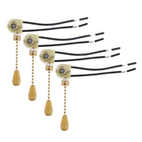 4Pcs Universal Home Ceiling Fan Lamp Wall Light Replacement Pull Chain Cord Switch 250V 125V - Extra Image