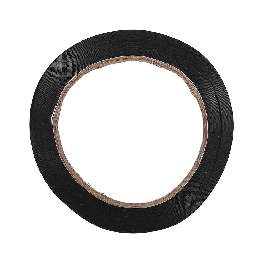 10M Length 2mm Width Black Super Strong Sticky Double Sided Self Adhesive Foam Tape Roll New