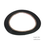 10M Length 2mm Width Black Super Strong Sticky Double Sided Self Adhesive Foam Tape Roll New