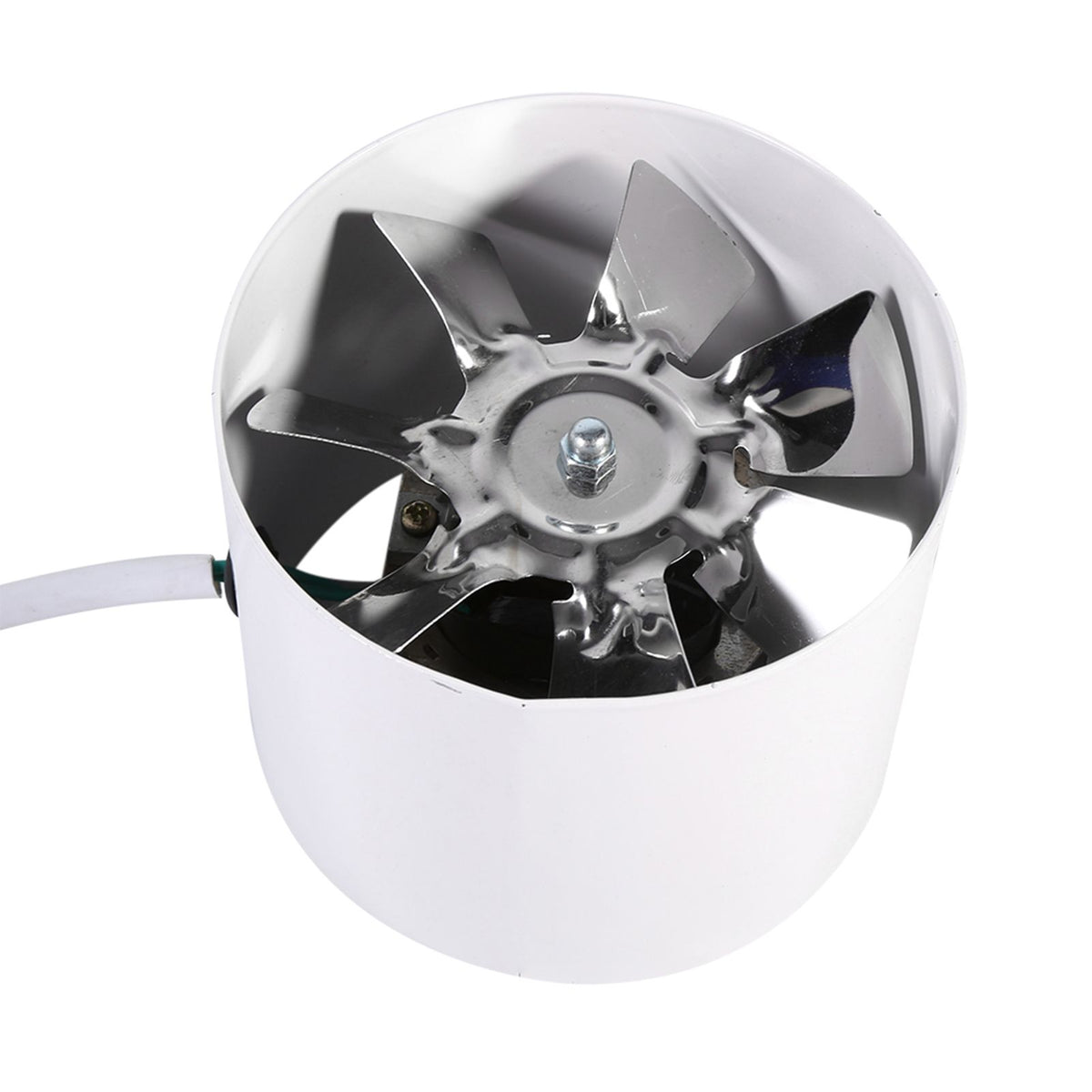 Inline Duct Fan Exhaust Ventilation Home Indoor Air Vent Cooling Steel Blade 220V 20W