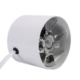 Inline Duct Fan Exhaust Ventilation Home Indoor Air Vent Cooling Steel Blade 220V 20W - 45-Degree Angle