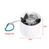 Inline Duct Fan Exhaust Ventilation Home Indoor Air Vent Cooling Steel Blade 220V 20W - Extra Image
