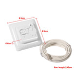 Room Floor Mechanical Manual Heating Thermostat Air Condition Temperature Control Switch 220V