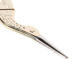 1Pc Stainless Steel Embroidery Sewing Tools Crane Shape Shears Cross Stitch Scissors Gold