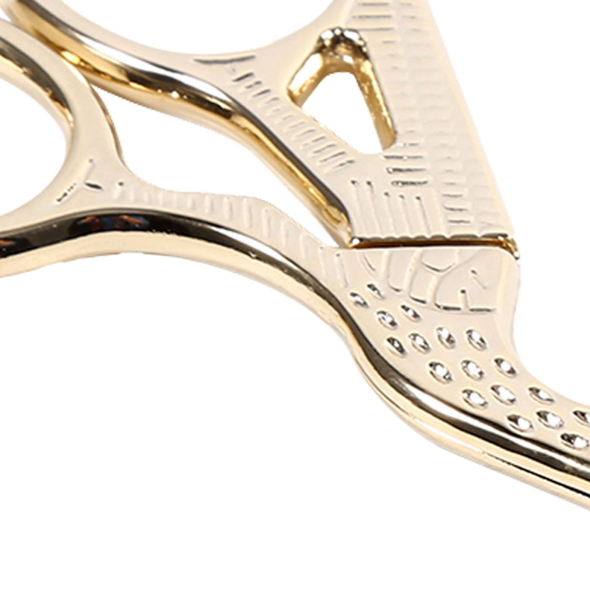 1Pc Stainless Steel Embroidery Sewing Tools Crane Shape Shears Cross Stitch Scissors Gold