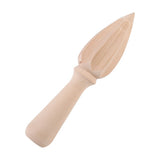 1Pcs Useful Wooden Fruit Orange Lemon Juicer Squeezer Reamer Home Restaurant Kitchen Use New - Close-Up Angle