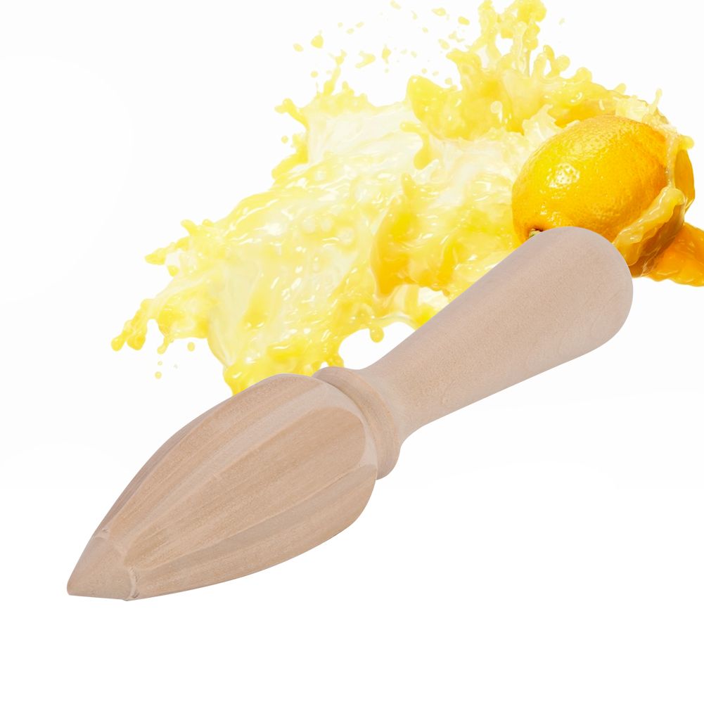1Pcs Useful Wooden Fruit Orange Lemon Juicer Squeezer Reamer Home Restaurant Kitchen Use New