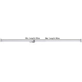 Extendable Spring Telescopic Shower Bathroom Window Curtain Rail Loaded Pole Rod 55‑90cm