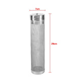 Stainless Steel Homebrew Beer Wine Hopper Filter Strainer 300 Micron Useful Home Accessory - Low Angle