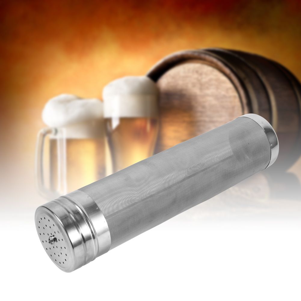 Stainless Steel Homebrew Beer Wine Hopper Filter Strainer 300 Micron Useful Home Accessory