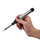4 In 1 Cordless Butane Gas Soldering Iron Kit Temperature Adjustable Welding Torches Tool - Side View