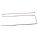 Under Cabinet Paper Roll Towel Hanging Holder Rack Stainless Metal Kitchen Storage Organizer