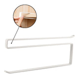 Under Cabinet Paper Roll Towel Hanging Holder Rack Stainless Metal Kitchen Storage Organizer