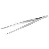 Stainless Steel Silver Long Food Tongs Straight Home Medical Tweezers Garden Kitchen Tool 30cm