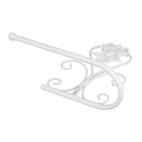Paper Towel Holder Wall mounted Tissue Rack for Kitchen Bathroom (White)