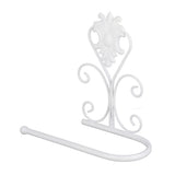 Paper Towel Holder Wall mounted Tissue Rack for Kitchen Bathroom (White)