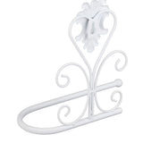 Paper Towel Holder Wall mounted Tissue Rack for Kitchen Bathroom (White) - Extra Image