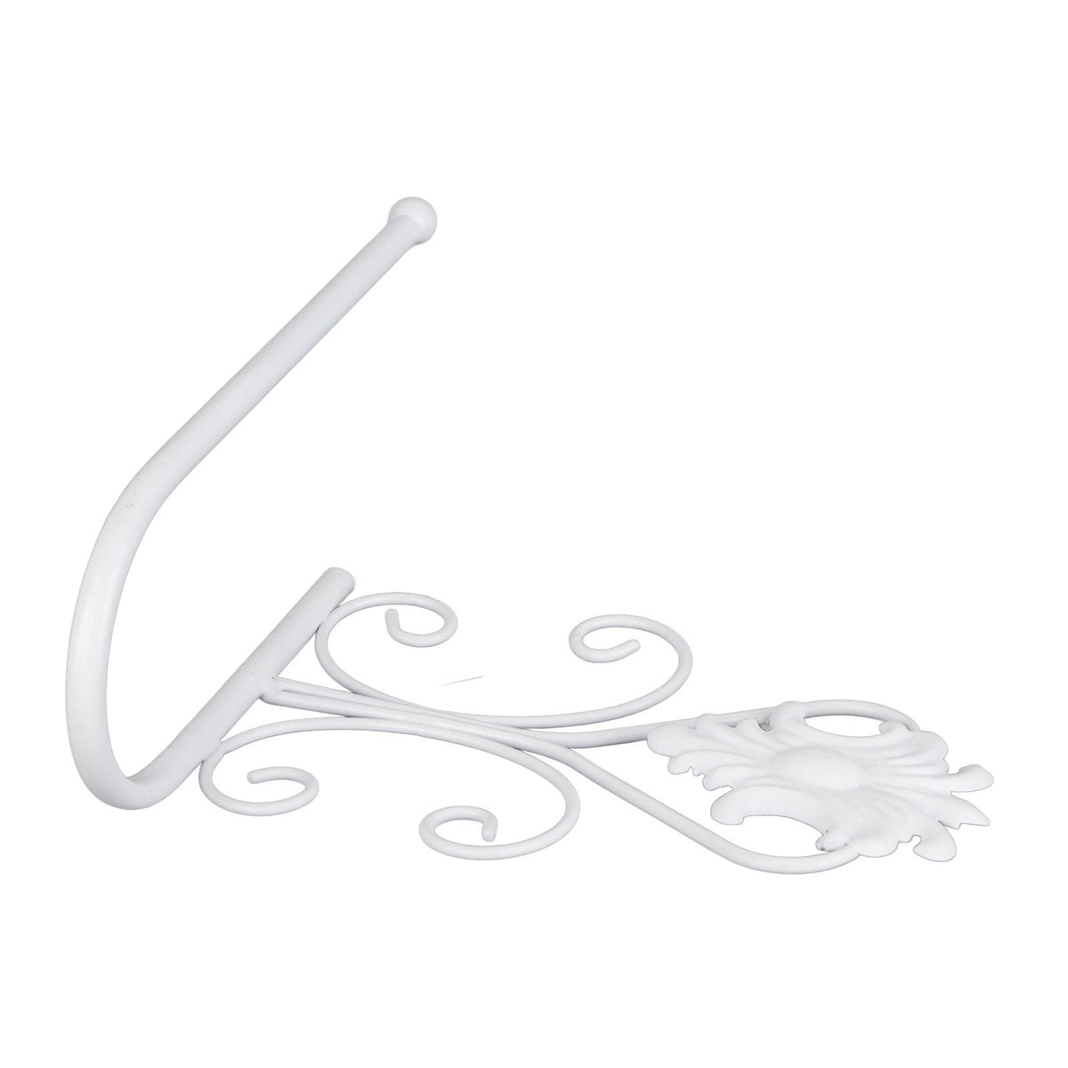 Paper Towel Holder Wall mounted Tissue Rack for Kitchen Bathroom (White)