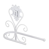 Paper Towel Holder Wall mounted Tissue Rack for Kitchen Bathroom (White)