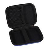 Digital Accessories Cable Earphone Storage Organizer USB Flash Drive Case Bag Hot (Dark Blue)