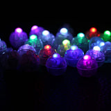 100Pcs/lot Round Flash Ball Lamps Balloon Lights Home Christmas Wedding Party Decor RGB