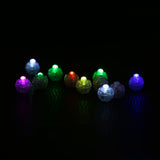100Pcs/lot Round Flash Ball Lamps Balloon Lights Home Christmas Wedding Party Decor RGB