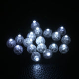 100Pcs/lot Round Flash Ball Lamps Balloon Lights Home Christmas Wedding Party Decor White