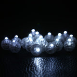 100Pcs/lot Round Flash Ball Lamps Balloon Lights Home Christmas Wedding Party Decor White